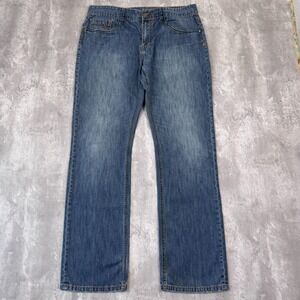 Billabong Jeans Mens 36x32 Blue Stretch Regular Fit Low Rise Skate Mcfeely Surf